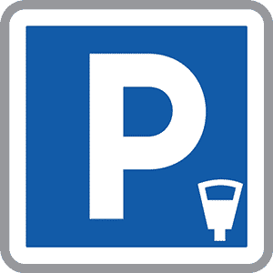 Panneau C1c zone stationnement payant