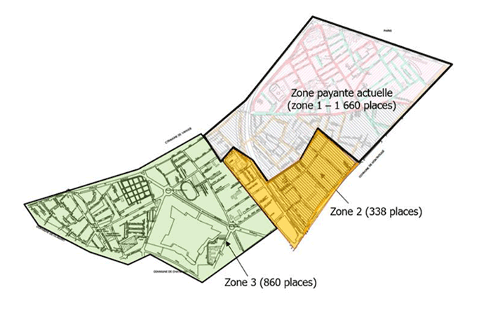 zones de stationnement payant à Malakoff