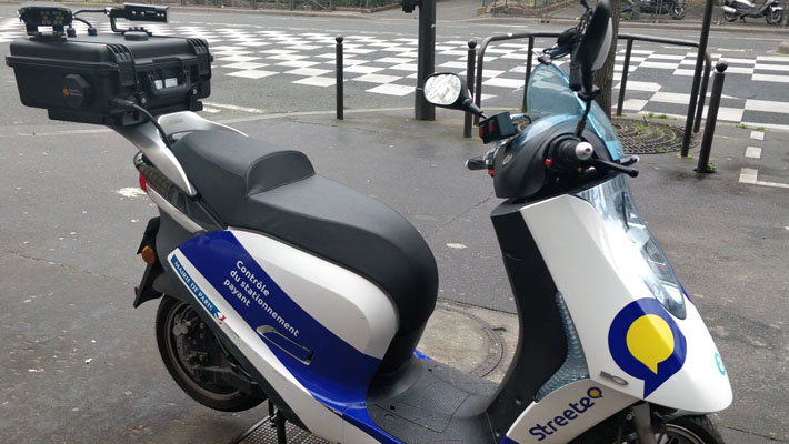 scooter stationnement payant Streeteo